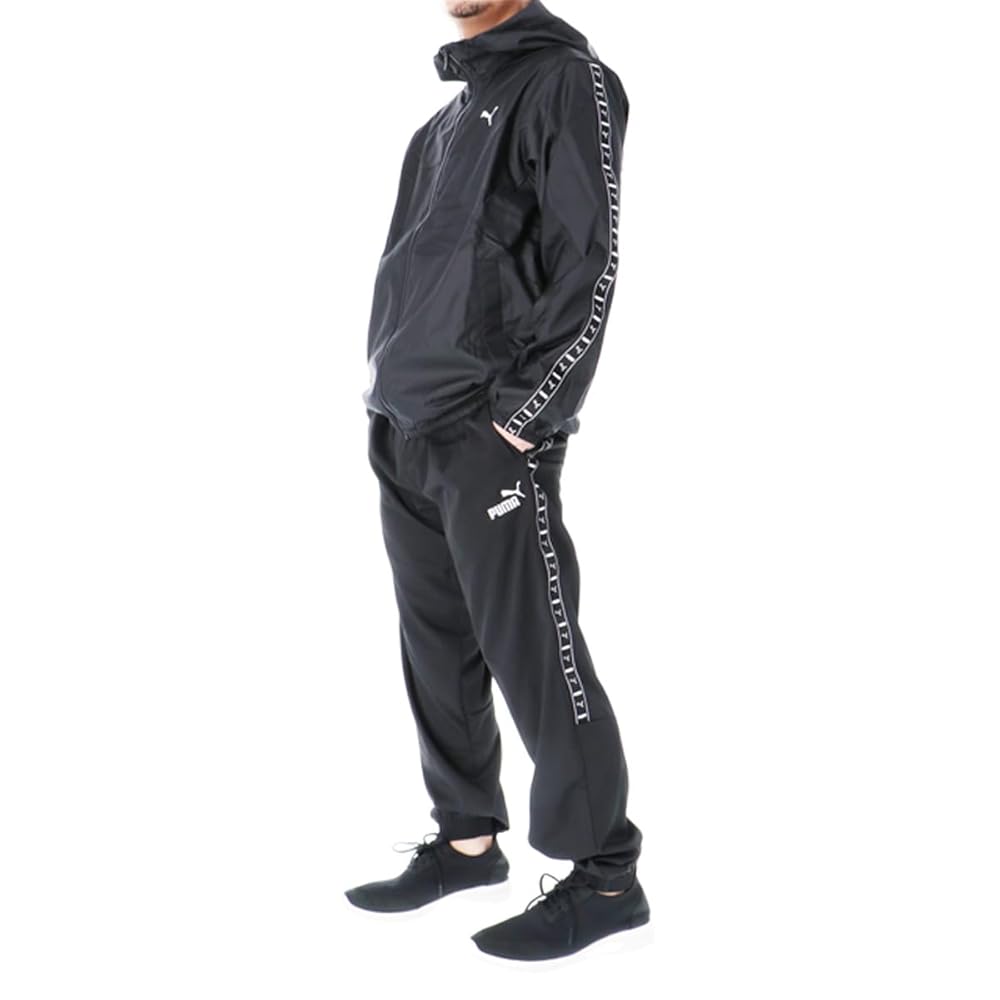 【新品】Puma ウインドブレーカー 上下セット 上150／下140 ブラック Amazon | [プーマ] ウインドブレーカー メンズ 上下セット